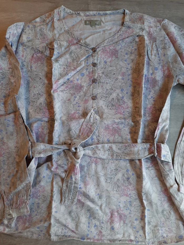 Chemisier manches longues fille 12 ans - photo numéro 2