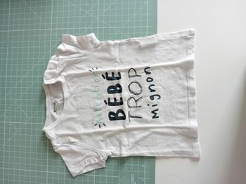 t-shirt kiabi 12 mois