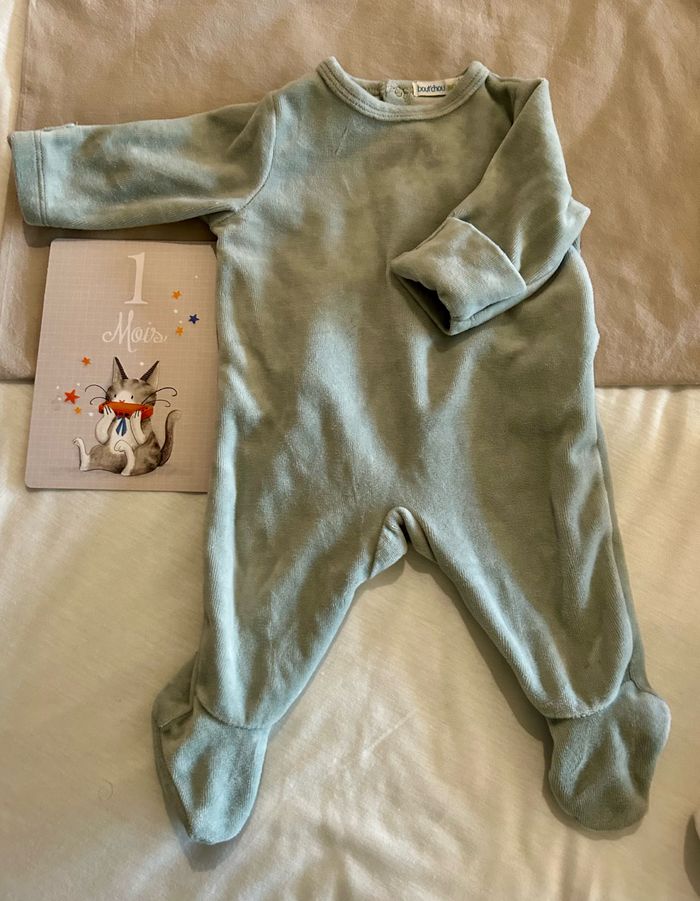 Lot 2 pyjamas Bout’Chou -1mois - photo numéro 2