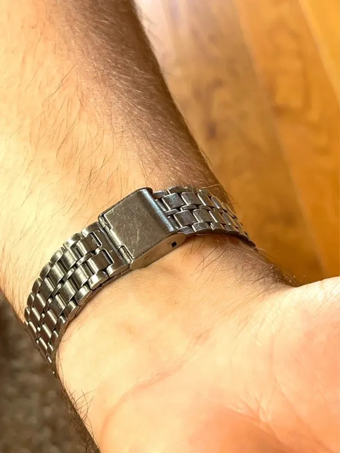 Montre Digitale en Acier Inoxydable Neuve avec Chronomètre - photo numéro 6