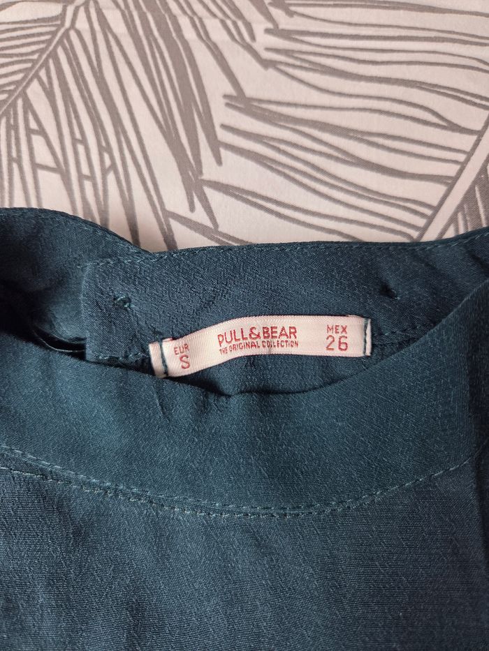 Top bleu canard Pull&bear - photo numéro 3