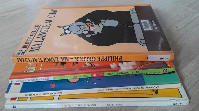 4 BD Geluck ma langue au chat, les informaticiens la jungle en folie gai-luron - photo numéro 6