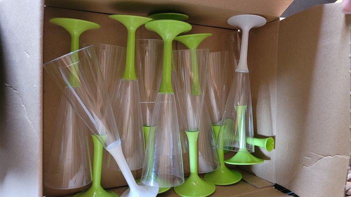 Flûtes en plastique