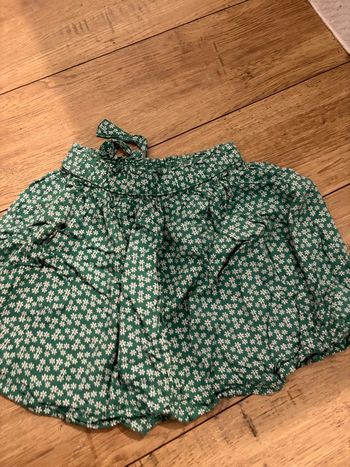 Jupe verte 8 ans 