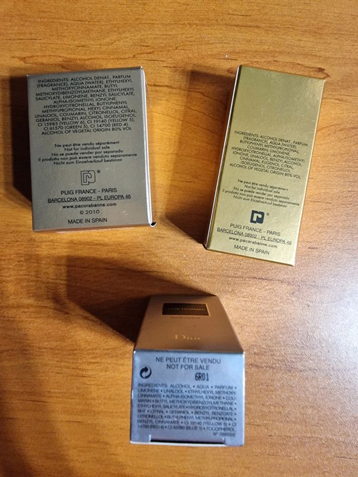 Lot parfums format voyage - photo numéro 2