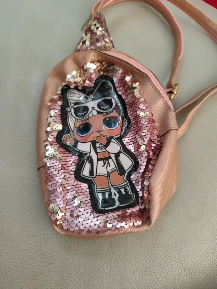 Sac a dos pailleté ou une seule anse