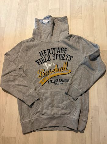 Sweat gris à col roulé 10 ans in extenso très bon état