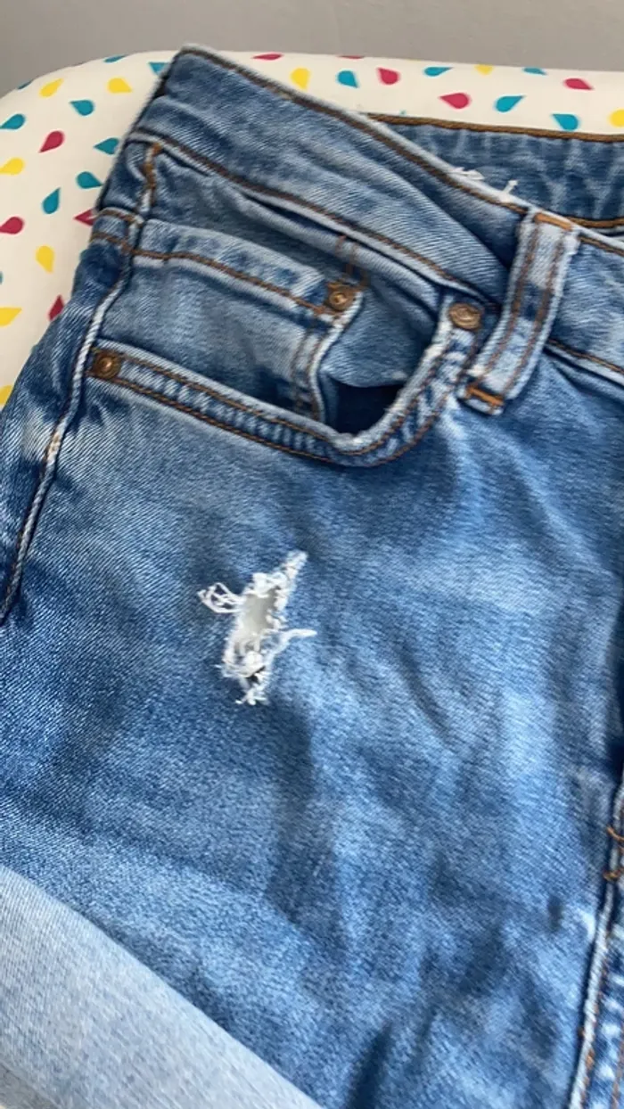 Short en jean mango - photo numéro 4