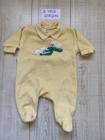 Grenouillère a manches longues hiver souris