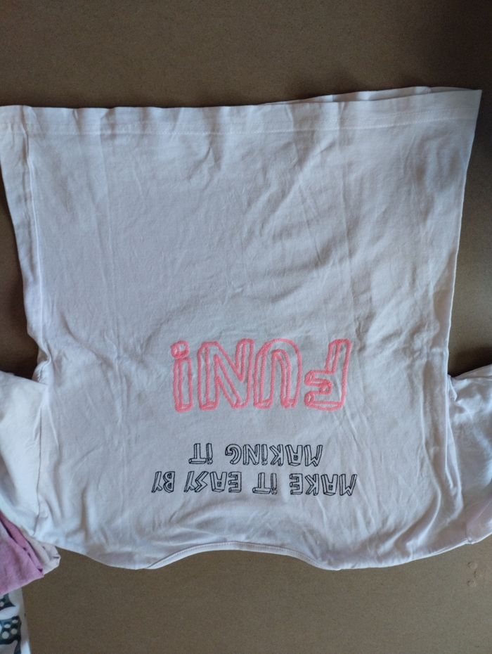 Tee-shirt Sequin Smiley 134/140 cm - photo numéro 4