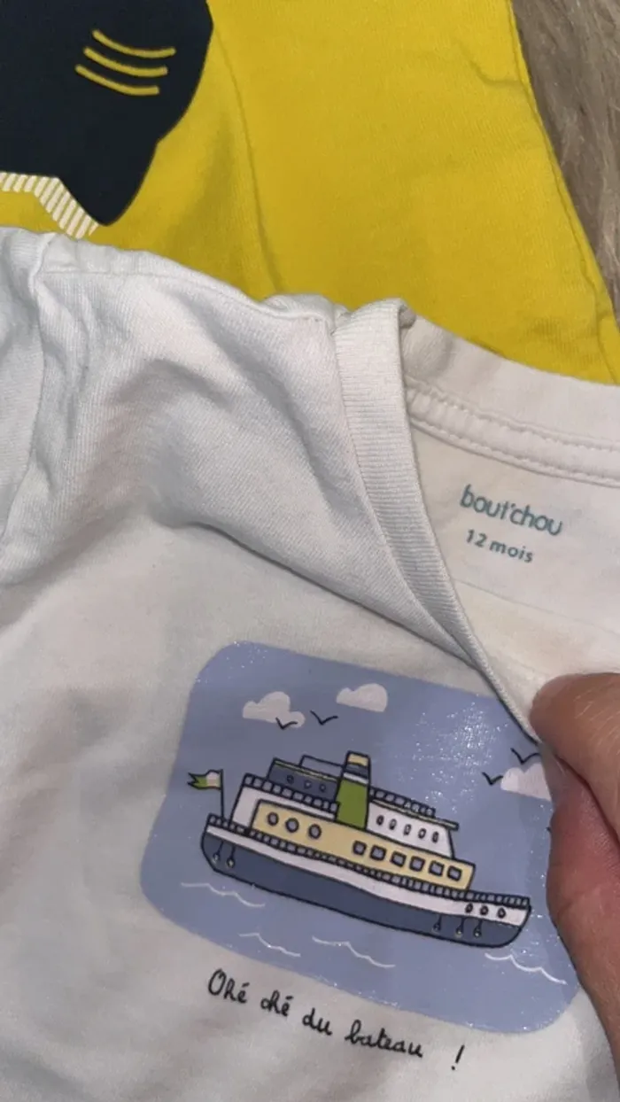 3 tee-shirts taille 12 mois - photo numéro 3