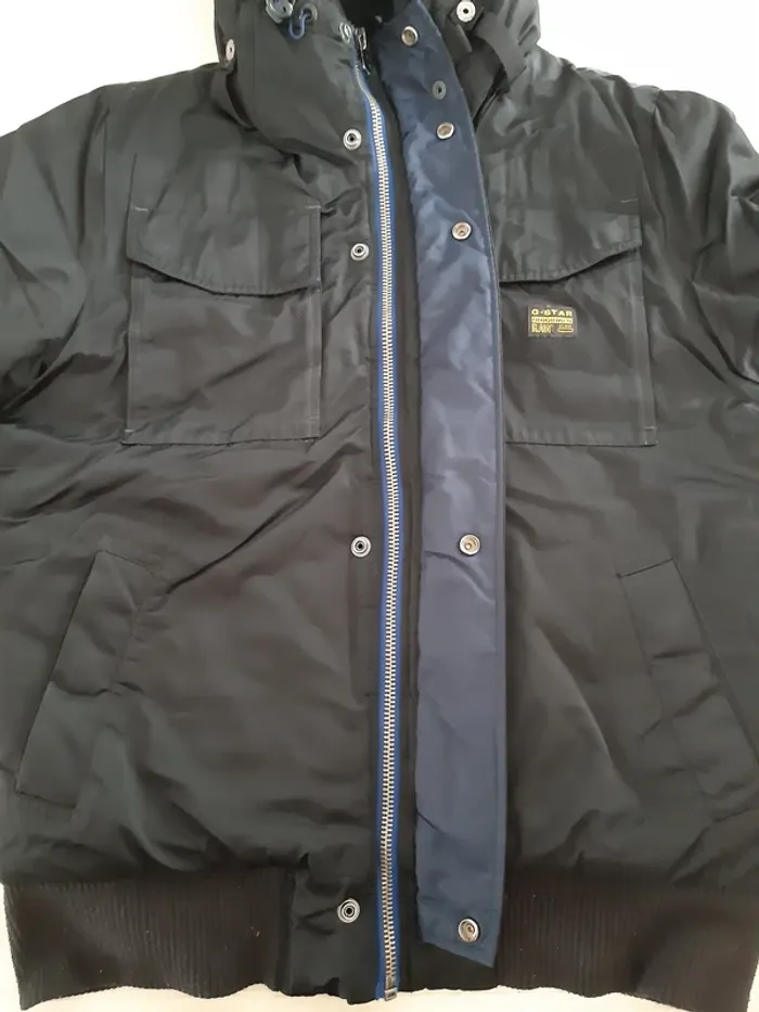 Doudoune chaude et épaisse noire G-Star taille L - photo numéro 5