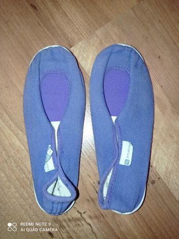 Ballerines chaussons gymnastique danse, pointure 27