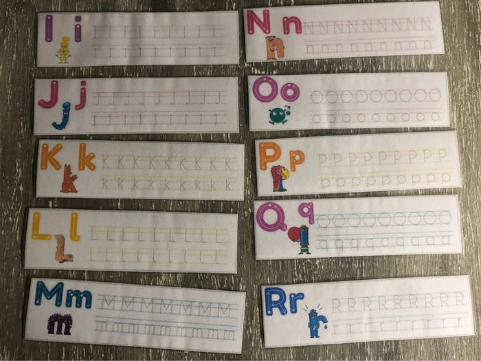 Traçage de l’alphabet - photo numéro 4