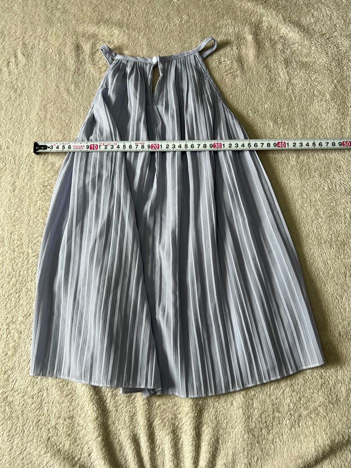 Haut à bretelles – taille S – couleur vieux lila/gris - photo numéro 2
