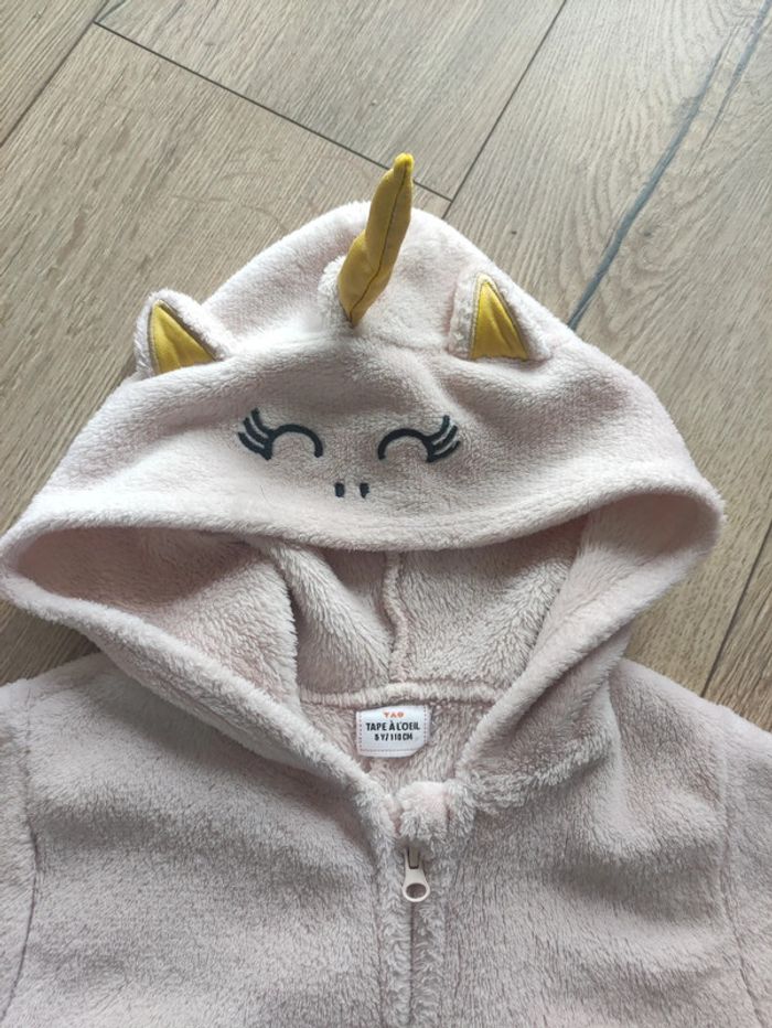 Combinaison pyjama licorne 5 ans - photo numéro 2