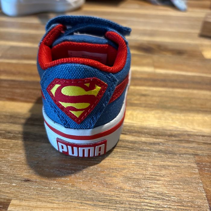 Basket puma bleu porté quelques fois bon état - photo numéro 4