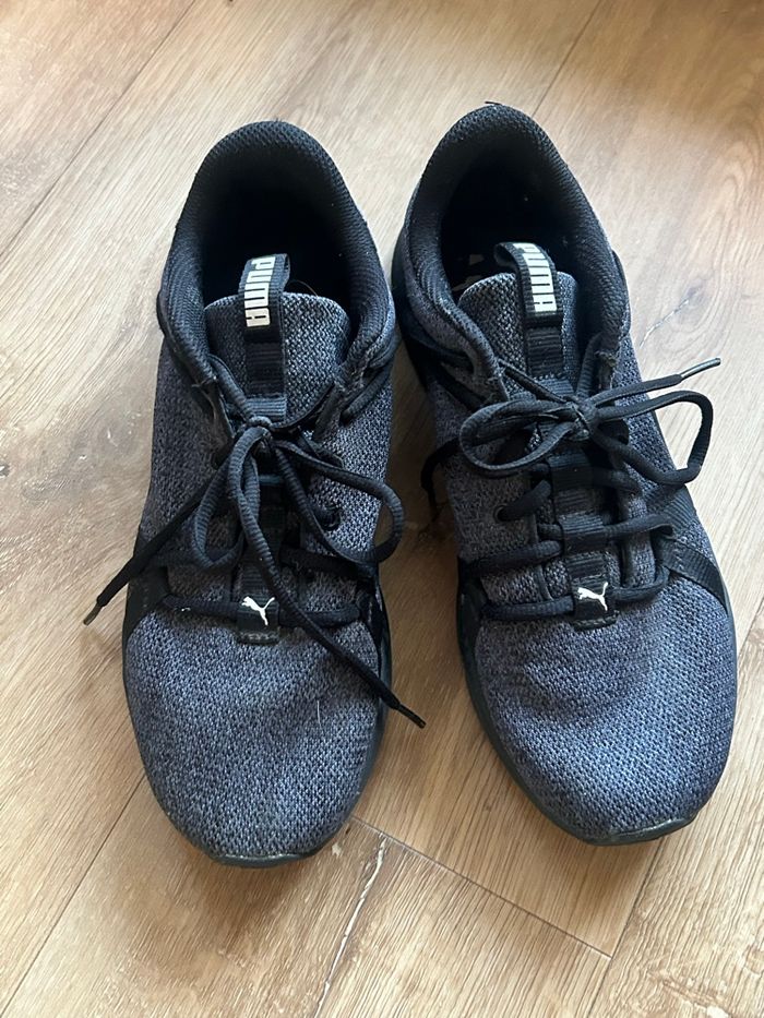 Baskets puma gris/noir - photo numéro 4