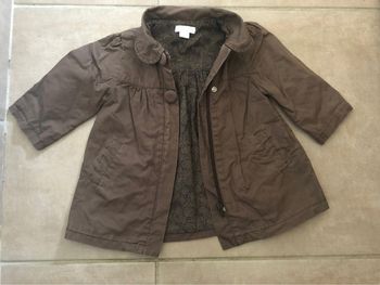 Veste longue fille 6 mois