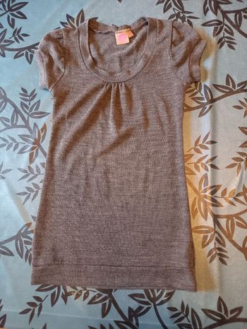 Robe grise 10 ans