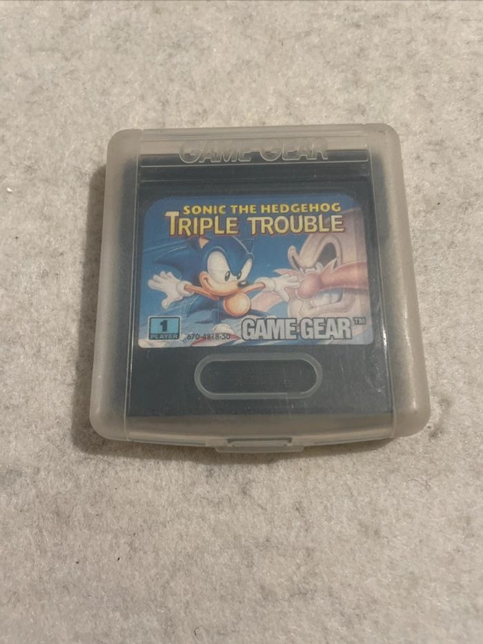 Sonic Triple Trouble Jeu Sega Game Gear - photo numéro 4
