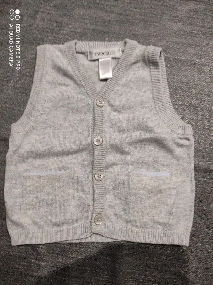 Gilet sans manches Obaibi 3 mois