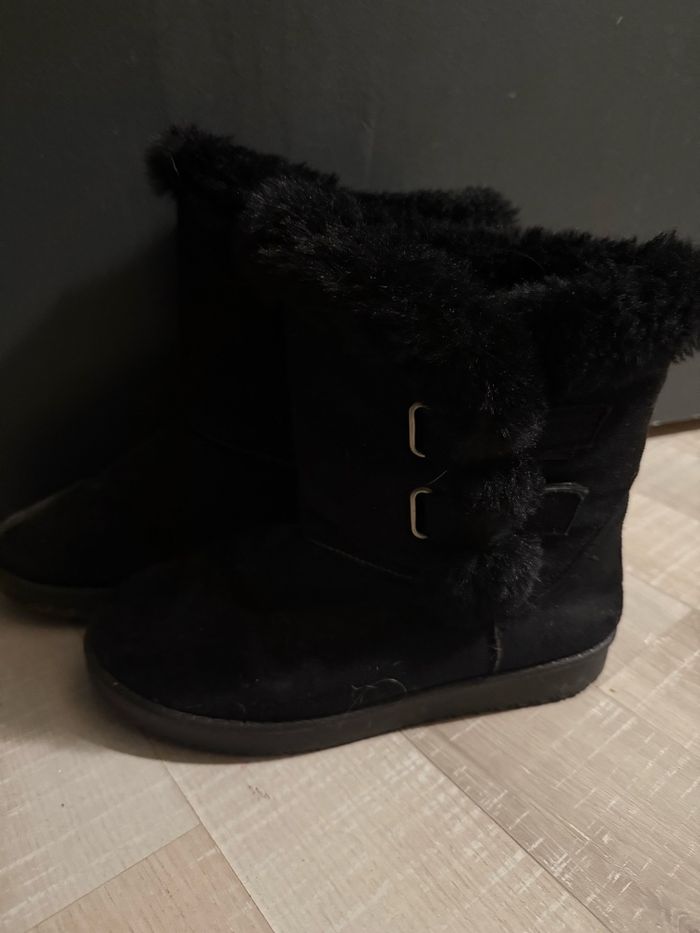 Botte noir fourrure taille 38