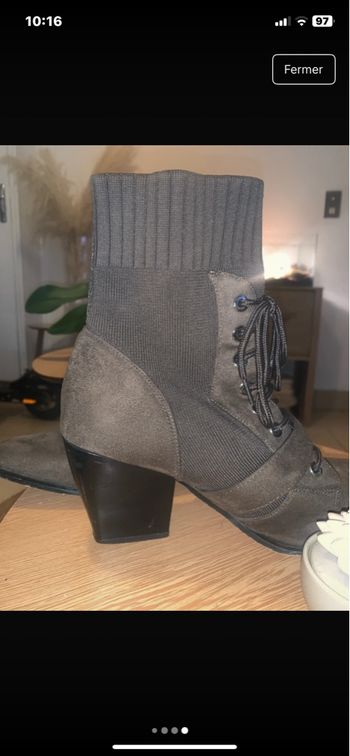 Bottine r 39 en chaussette