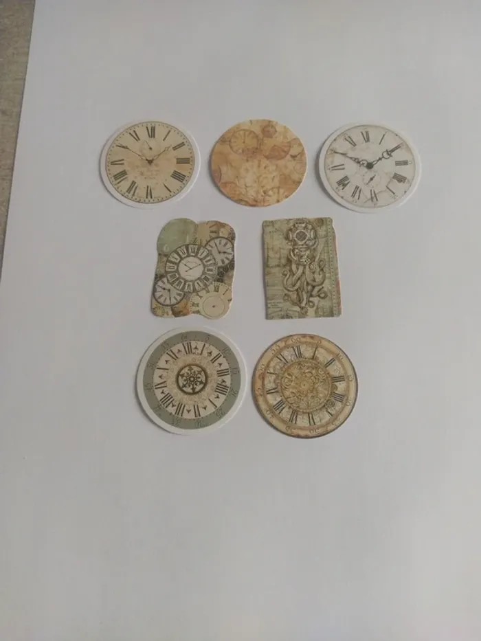 Lot de stickers thème horloge (lot C)