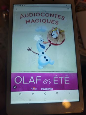 Audioconte  Olaf en été