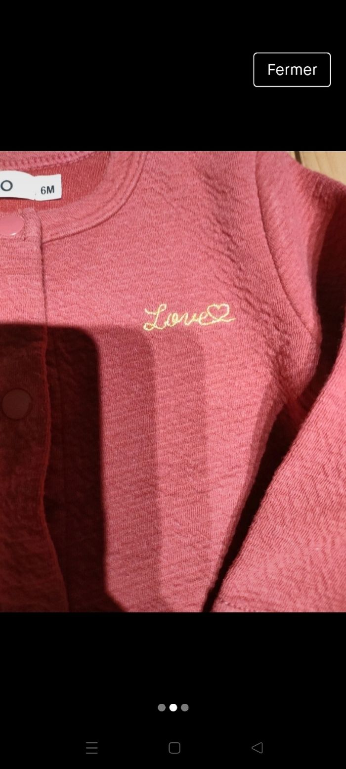 Gilet bordeau 6m - photo numéro 2