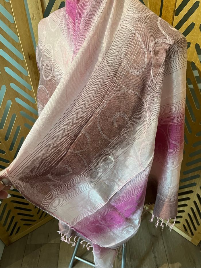 Écharpe ton rose - photo numéro 6