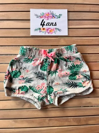 Short en coton fleuri dopo dopo 4 ans