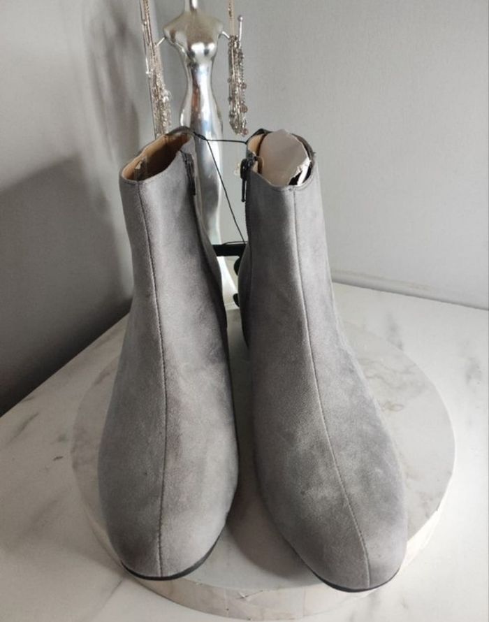 Bottines grises taille 41 - photo numéro 3