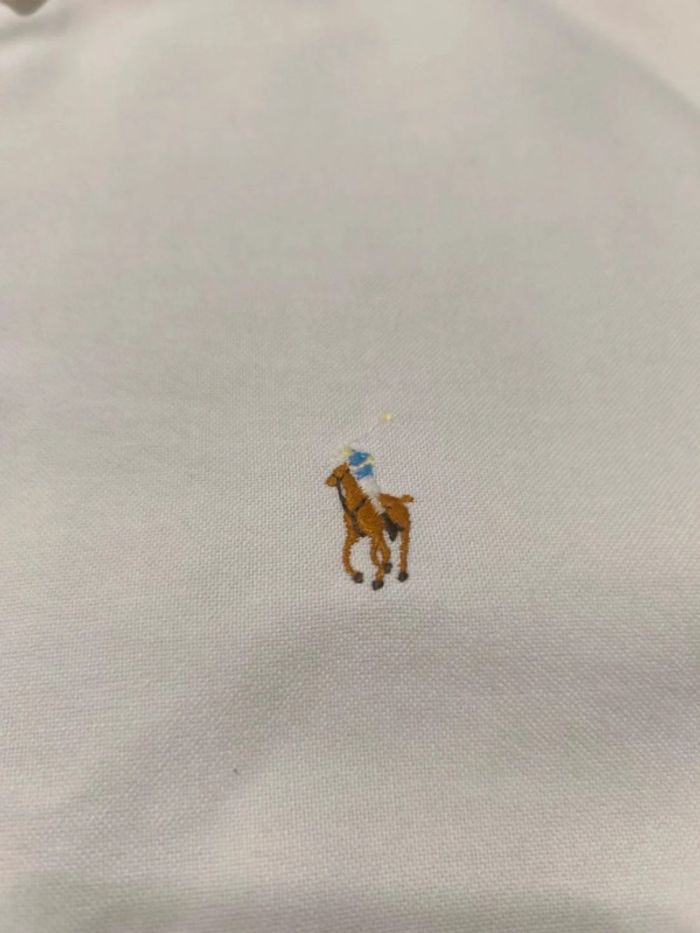 Chemise Manches longues - Ralph Lauren - Logo brodé premium - Blanc - Taille XXL - photo numéro 8