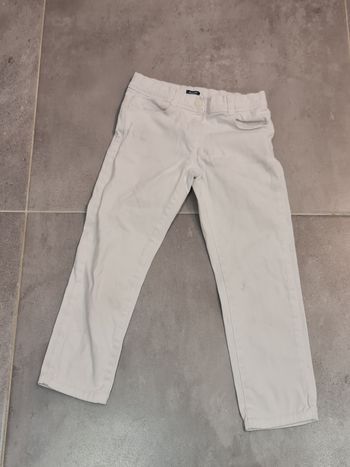 Pantalon blanc kiabi 8 ans