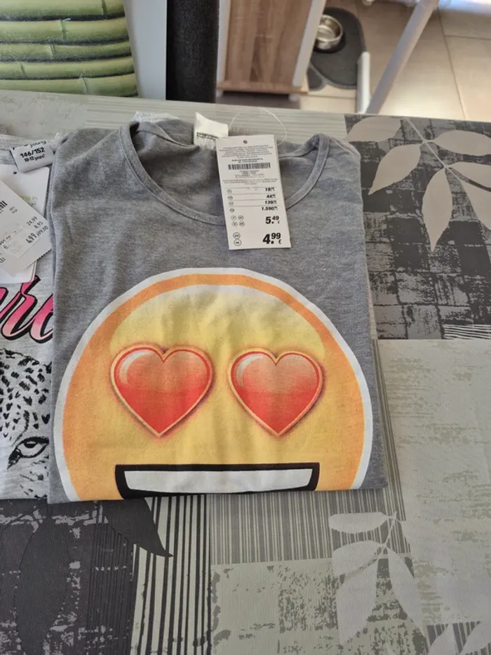 Lot de 3 Tee-shirt manches longues 10/12 ans - photo numéro 4