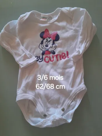 Body fille ml 3/6 mois
