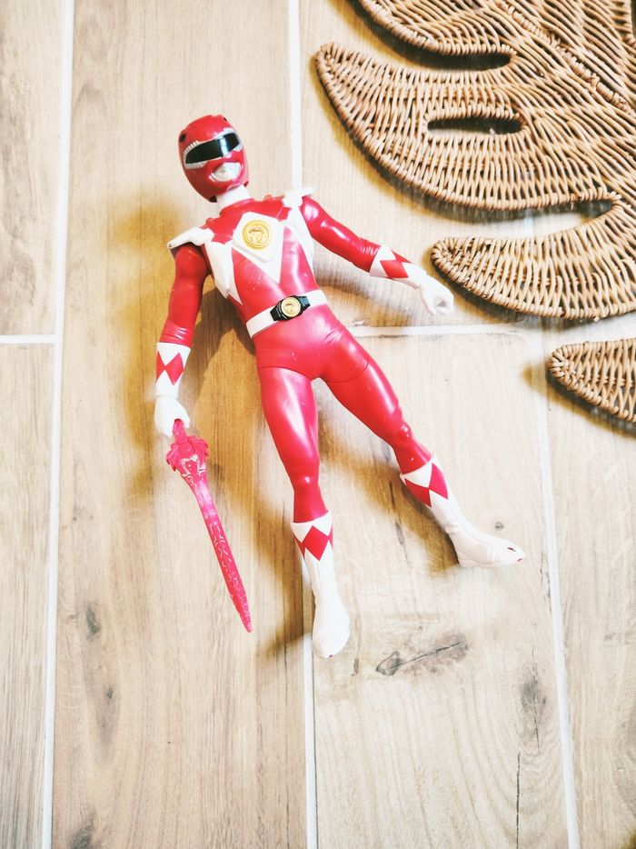 🙅Power rangers mighty morphin grande Jason figurine du ranger rouge auto morphing🙅Power rangers mighty morphin grande Billy figurine du ranger bleu auto morphing - photo numéro 2
