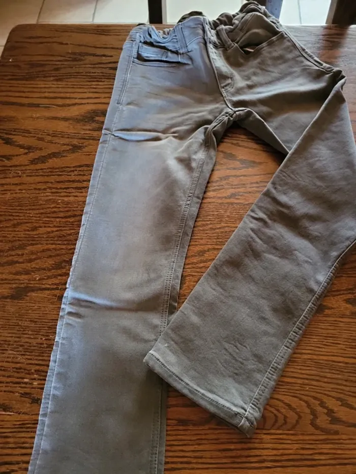 Jeans regular gris