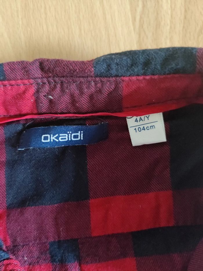 Chemise Okaïdi taille 4 ans - photo numéro 2