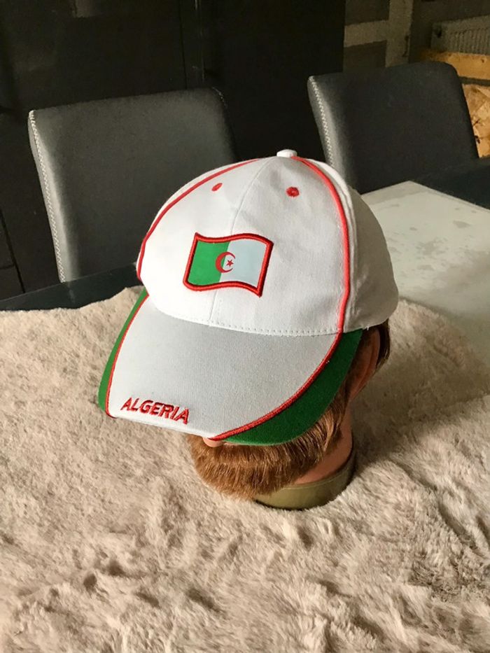 Casquette 100% coton motif Algérie taille unique réglable (0723)