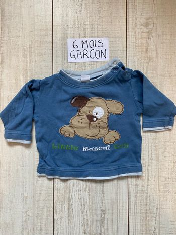 T-shirt à manches longues chien