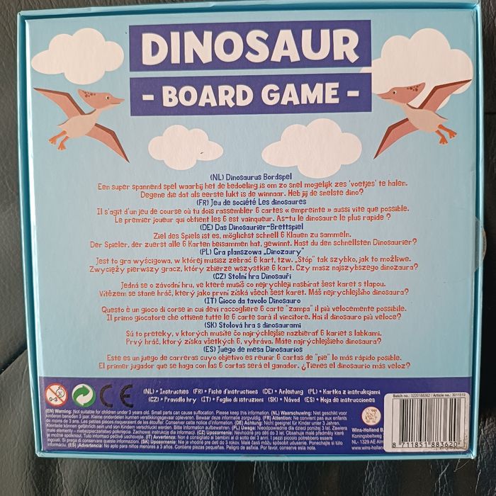 Jeu de plateau société dinosaure - photo numéro 2