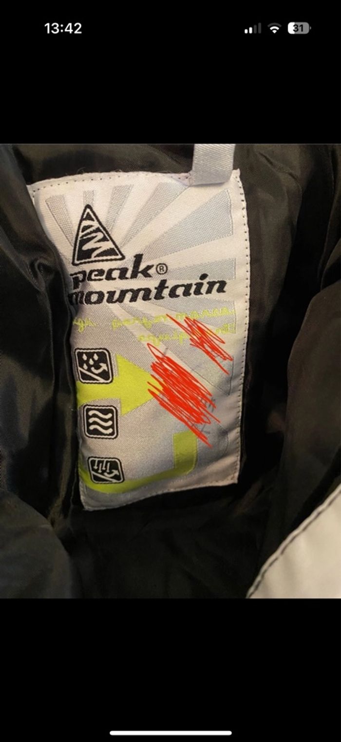 Combinaison de ski fille 3 ans peak mountain - photo numéro 7