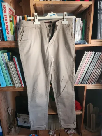 Pantalon femme chino