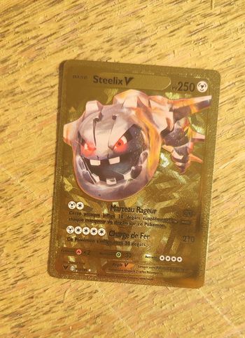 Carte pokémon Steelix or