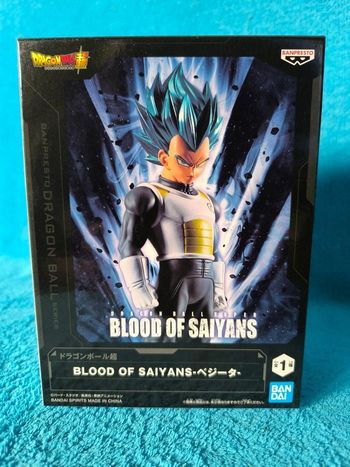 Figurine Vegeta Super Saiyan Blue – Blood of Saiyans – Officielle Import Japon