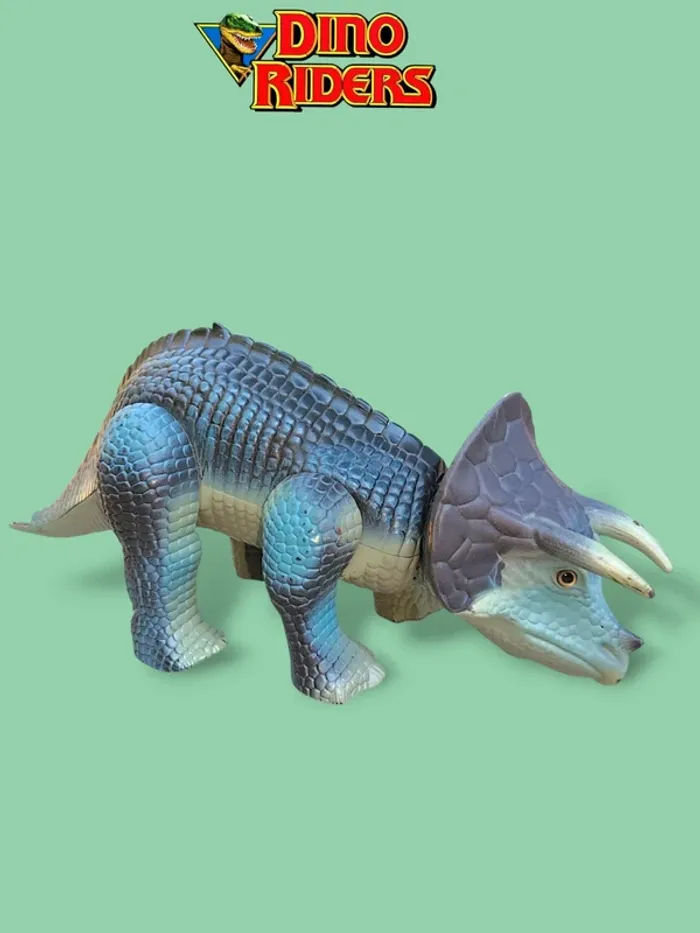 Dinosaure Dinoriders deinonychus+ triceratops + Pteranodon +figurine tyco vintage AB - photo numéro 4