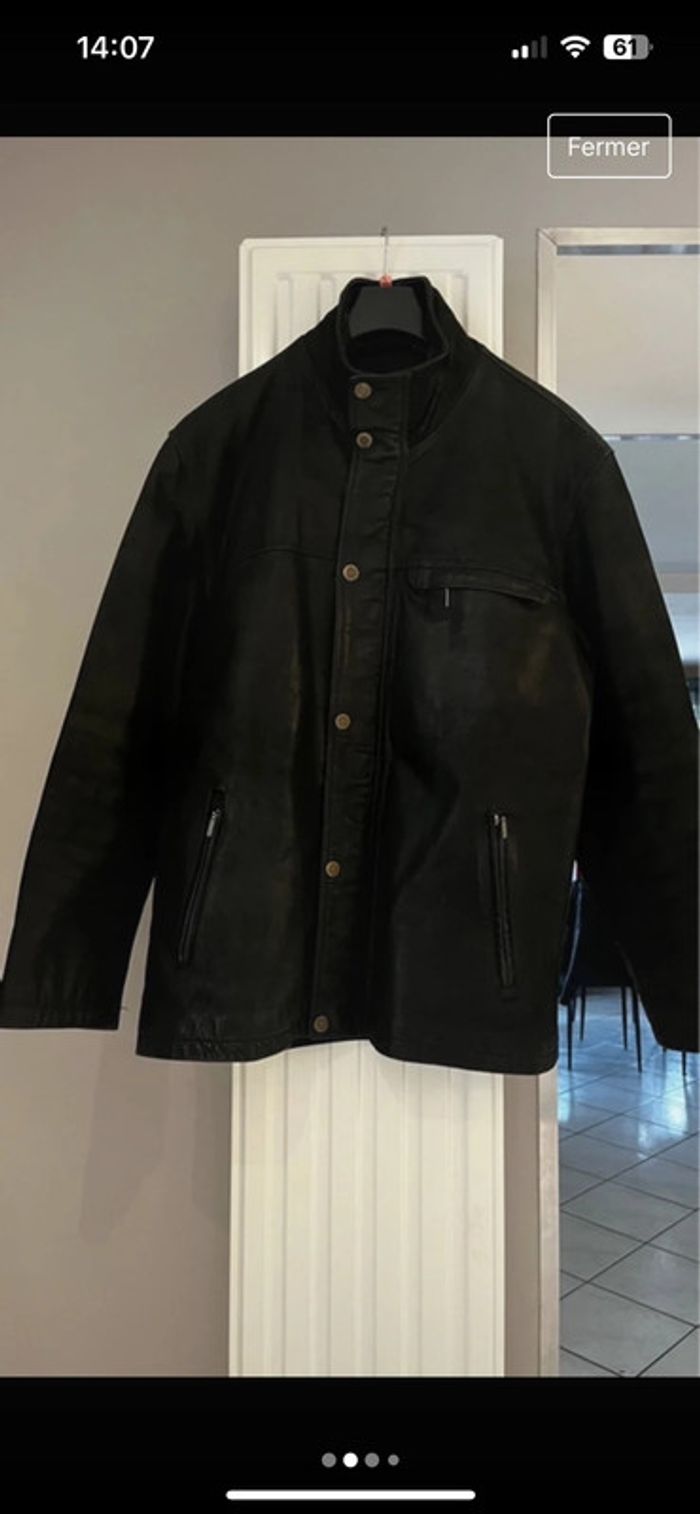 Manteau en cuir homme - photo numéro 2